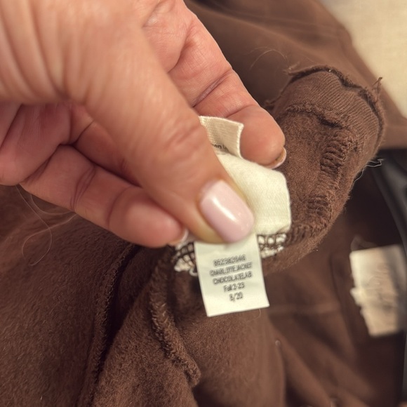 Grey State Distressed Chocolate Jacket - Picture 3 of 4